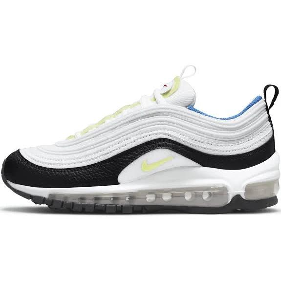 Nike Air Max 97 Big Kids' Shoes in White, Size: 4Y | DQ0980-100