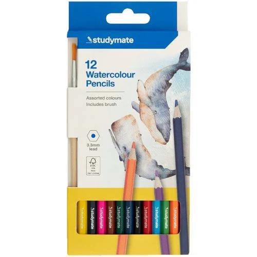 Studymate Watercolour Pencils 12 Pack