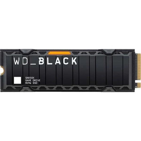 Western Digital Black SN850X NVMe Gen4 M.2 SSD 2TB With Heatsink