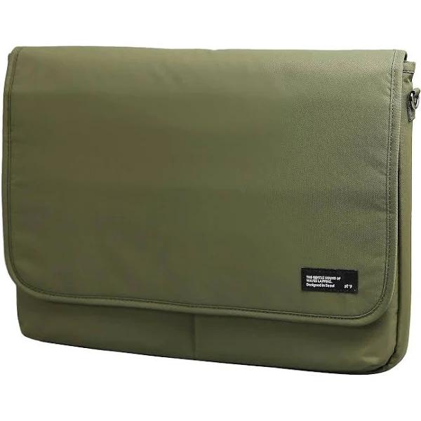 ST'9 L Size 15.6/16 Inch Khaki Laptop Sleeve Padded Shoulder Bag Travel Carry Case Lato