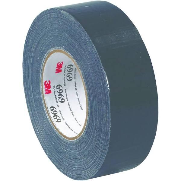 3M Extra Heavy Duty Duct Tape 6969, Black, 50mm x 55m