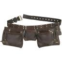 Craftright 12 Pockets Leather Tool Belt