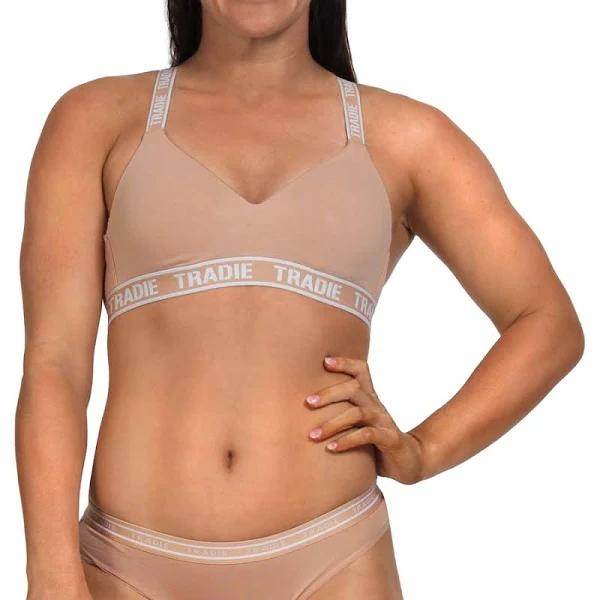 Hestia Women's Body Wirefree Bra - Nude, BIG W