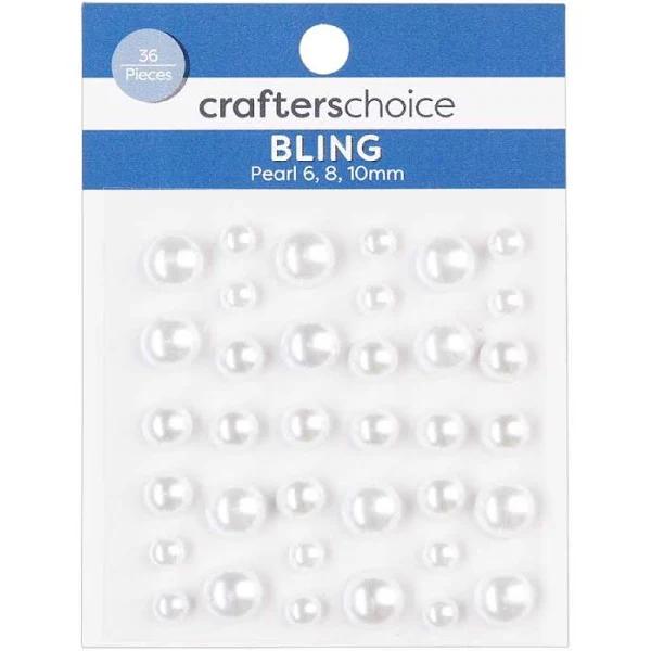 Crafters Choice Solid Rhinestones 36 Pack