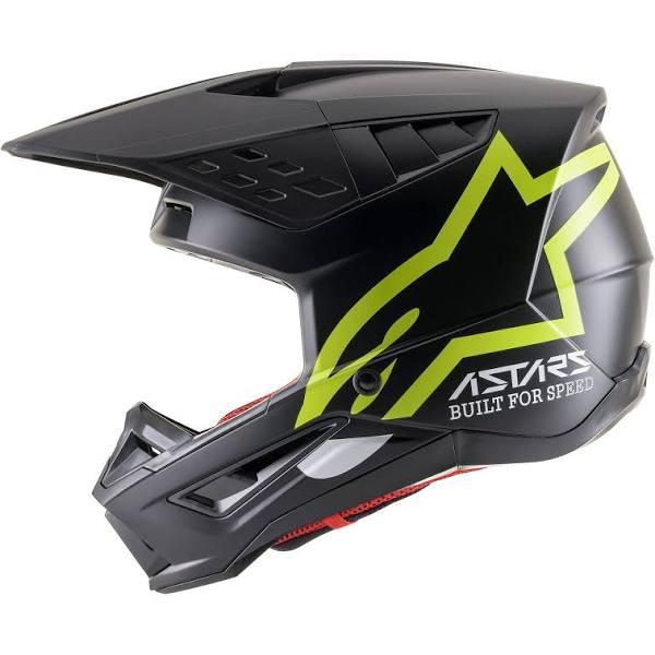 Alpinestars SM5 Compass Helmet - Matte Black/Yellow Fluo - XL