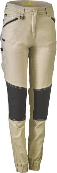 Bisley Flx & Move Womens Shield Panel Pants - BPL6022 Stone / 18