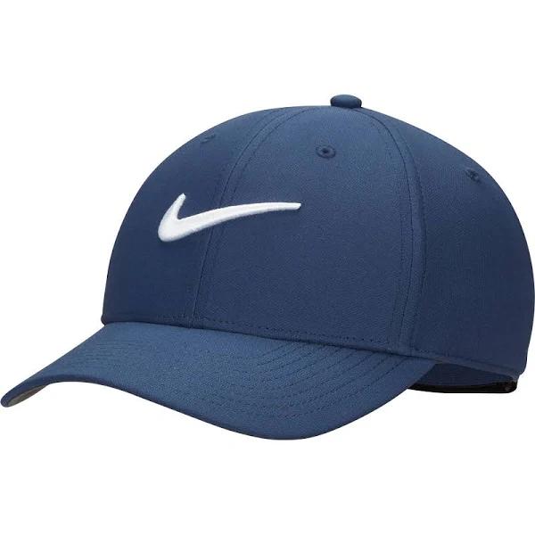 Nike Golf Hats Dri-FIT Structured Baseball Cap - Navy-White