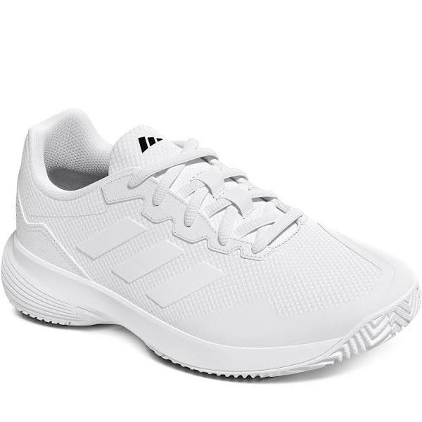 Adidas Gamecourt 2.0 Tennis Shoes White / Matte Silver M 9 / W 10 - Men Tennis Trainers