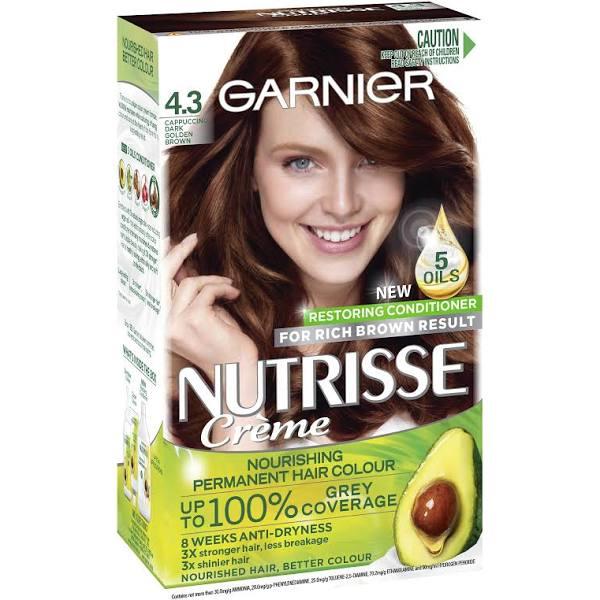 Garnier Nutrisse 4.3 Cappuccino Permanent Hair Colour