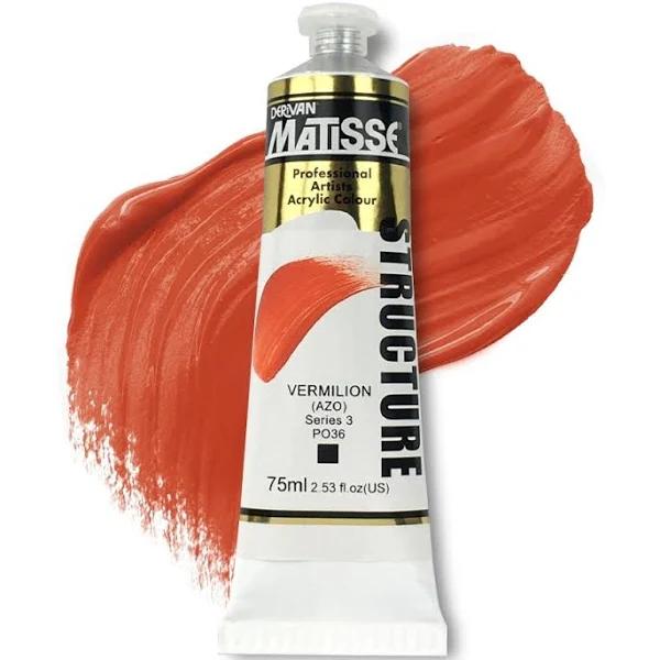 Matisse Structure Acrylic 75ml S3 Vermilion