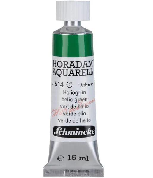 Schmincke Horadam Artists Watercolours Helio Green 15ml Tube