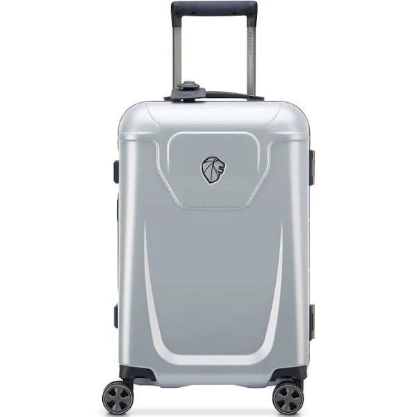 Delsey Peugeot 55 cm 4-Wheel Cabin Luggage - Silver