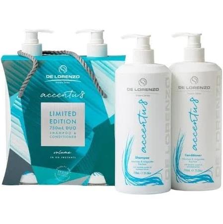 De Lorenzo Instant Accentu8 Shampoo & Conditioner 750ml Duo Pack