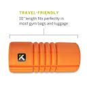 TriggerPoint Grid Travel Foam Roller For Exercise, Deep Tissue Massage and Muscle Recovery (10-Inch)