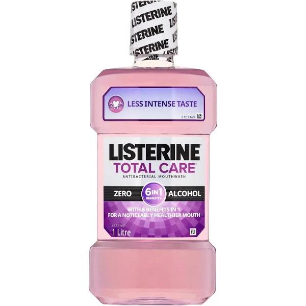 Listerine Mouthwash Total Care Zero Alcohol 1 Litre