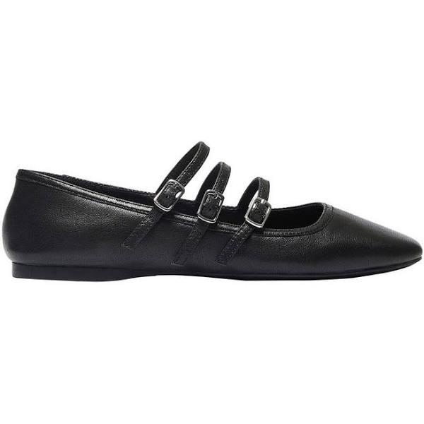 Sandler Millie Flat Shoes in Black Leather Black 41