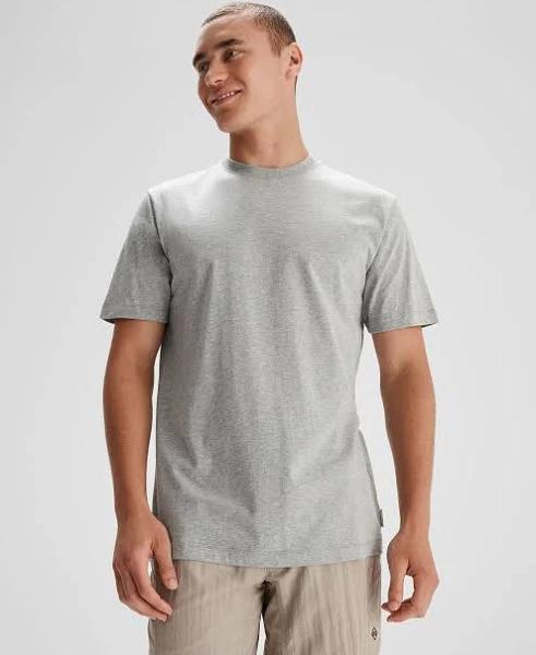 Kathmandu Solid Organic Cotton Men's T-Shirt | Light Grey - XXL