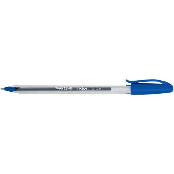 Papermate Inkjoy 100 Medium Blue Pen 12 Pack