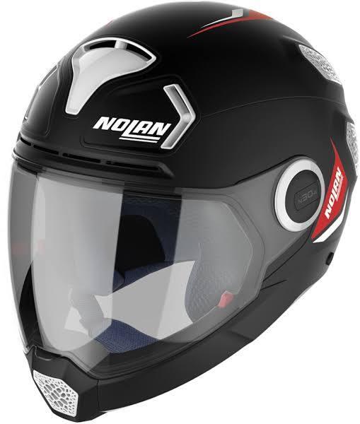 Nolan N30-4 VP Inception Helmet, black-white, Size 2XL