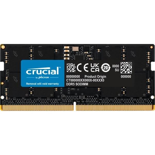 Crucial 16GB (1x16GB) DDR5 SODIMM 5600MHz CL46 Notebook Laptop Memory