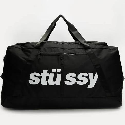 Stussy Italic Duffle Bag Black