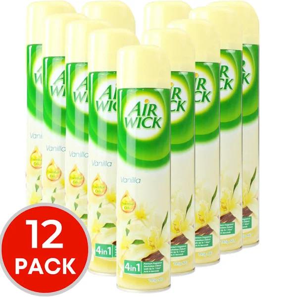 12 x Air Wick Vanilla Air Freshener 4 in 1 185g