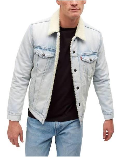 Levi's Sherpa Trucker Jacket Stonebridge LT Blue M