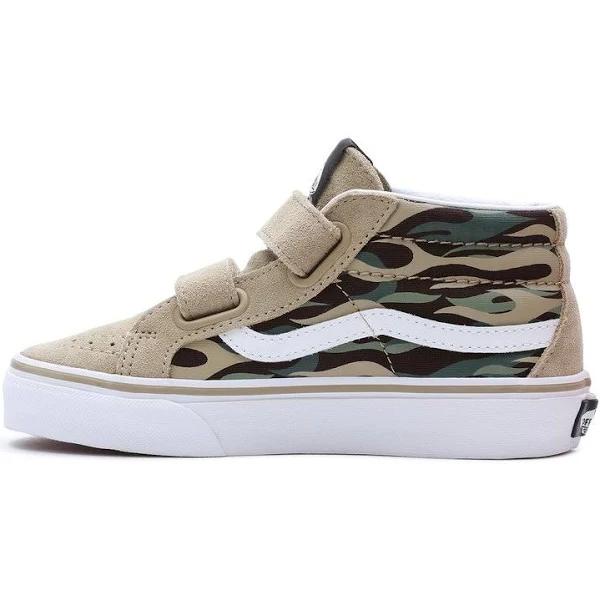 Vans Sk8-Mid Reissue Flame V Youth | Brown | Kids