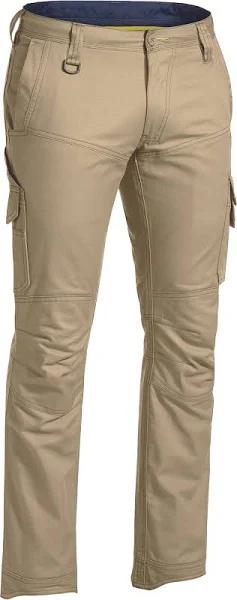 Bisley BPC6475 Engineered Ripstop Cargo Work Pants - Khaki / 117S