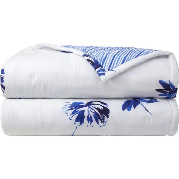 Yves Delorme Florida Cotton Bedspread, Full/Queen Blue