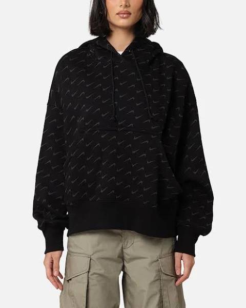 Nike Women's Sportswear Pheonix Oversized Fleece Hoodie Black - Size S