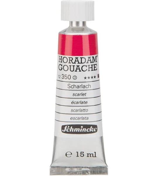 Schmincke : Horadam Gouache Paint : 15ml : Scarlet Red