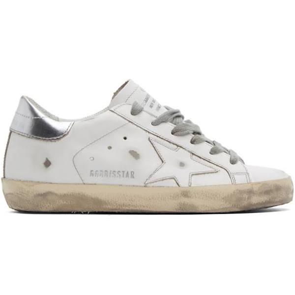 Golden Goose Glitter Super-Star Sneakers - Silver - 42