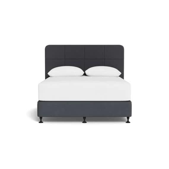 Toorak Quilted Platform Bed Ink by Freedom