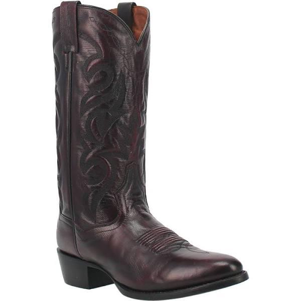 Dan Post Men's Milwaukee 13 Inch R Toe Western Boot,Black Cherry,12 EW