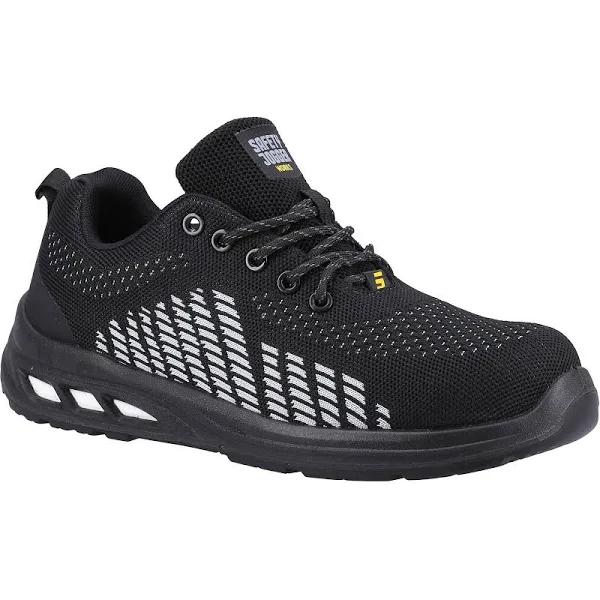 Safety Jogger Mens Fitz Safety Trainers Black 12 UK