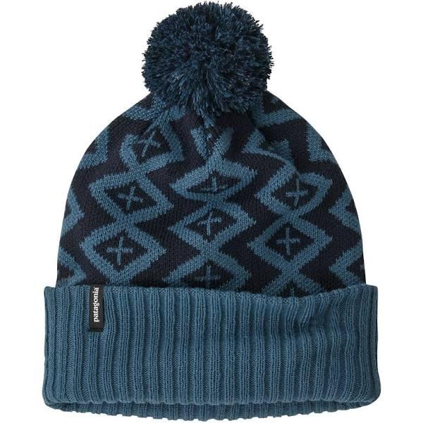 Patagonia Powder Town Beanie - Perennial Pinecone/Wavy Blue