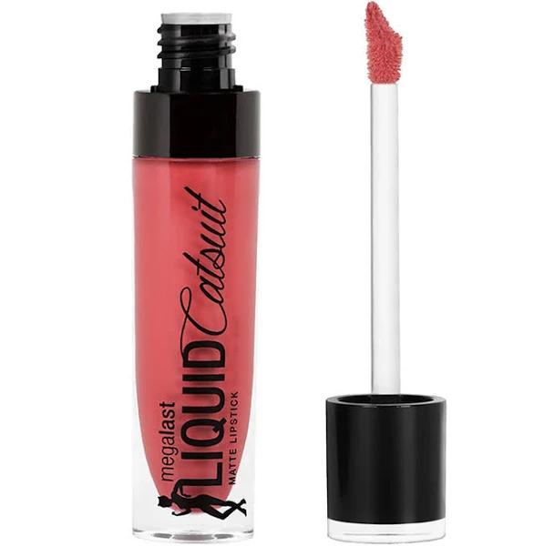 Wet n Wild Megalast Liquid Catsuit Lipstick, Coral Corruption - 0.21 fl oz tube