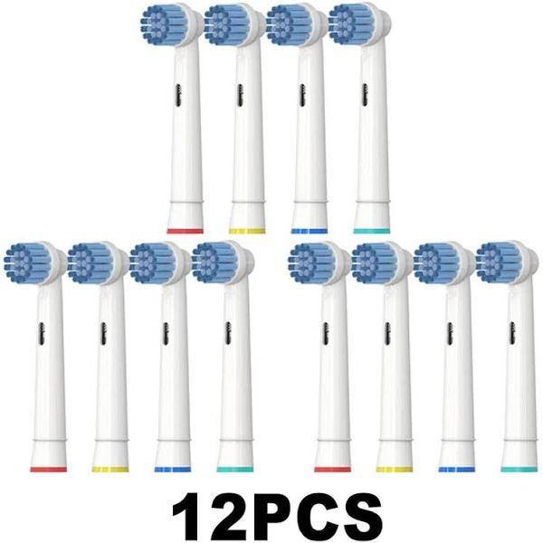 Dual Clean Oral-B Compatible Tooth Brush Heads Electric Replacement Floss Flexi