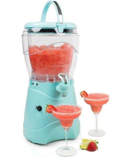 Nostalgia Margarita & Slush Machine Makes 128 Ounce, One Gallon Frozen Drinks, Stainless Steel Flow Spout and Carry Handle, Creamy Texture, Double