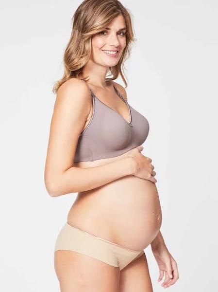 Cake Maternity Croissant Seamless Flexi Wire Nursing Bra - Raisin