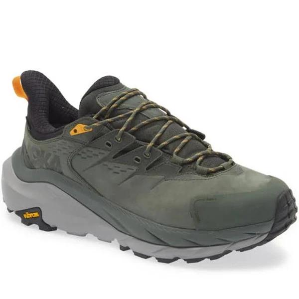 Mens Hoka Kaha 2 Low GTX, Thyme / Radiant Yellow / 8