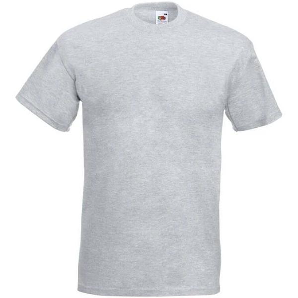 Super Premium T (61-044-0) Heather Grey - Fruit of The Loom SC210 - Size M