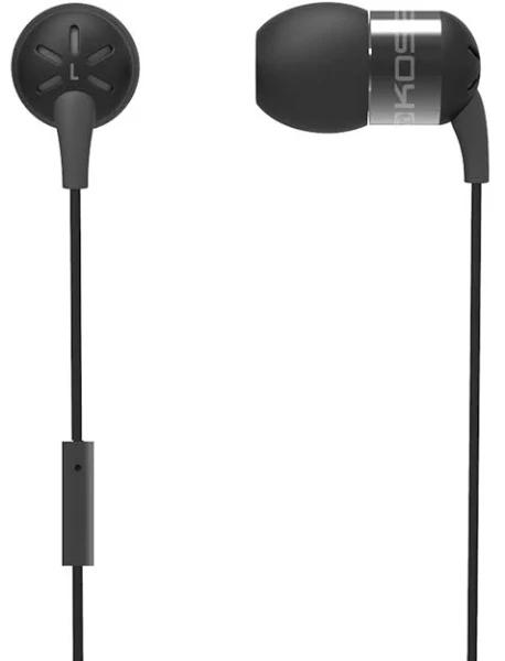 Koss KEB25iK Ear Bud with Microphone, Black