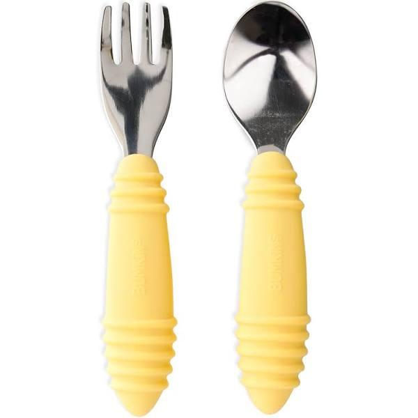 Bumkins Spoon & Fork Set Pineapple