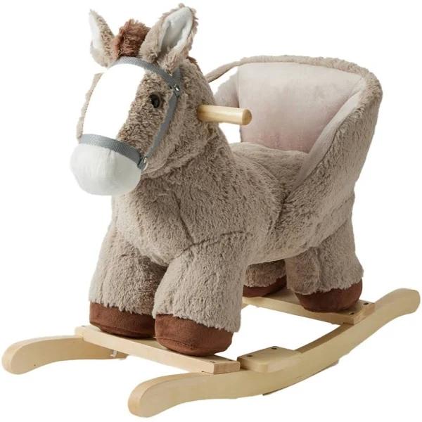 Jiggle & Giggle Rocking Pony Ride-On Toy Kids 12m+ 68cm