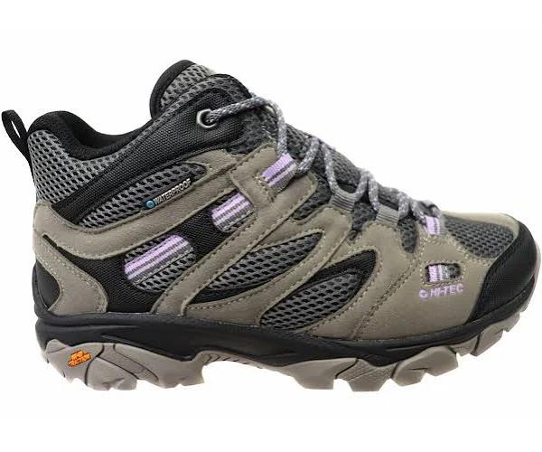 Hi Tec Womens Ravus Vent Lite Mid Waterproof Comfortable Hiking Boots - Grey - 7.5 US