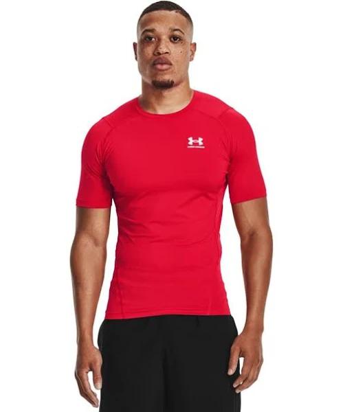 Under Armour HeatGear Armour T-Shirt Red S / Regular Man