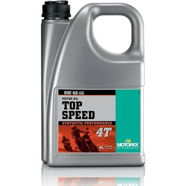 Motorex Motor Oil Top Speed 4T 5W40 4L Clear