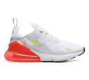 Nike Air Max 270 White Bright Crimson Volt (Women's)